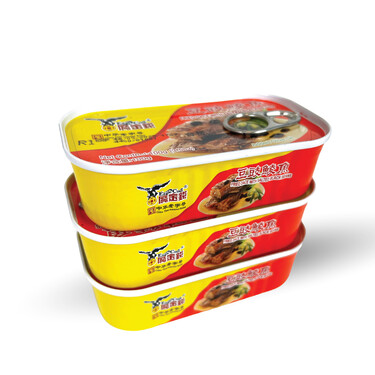 Eagle Coin Fried Dace with Salted Black Beans (Added Olive Oil) (100g x 3 Cans)